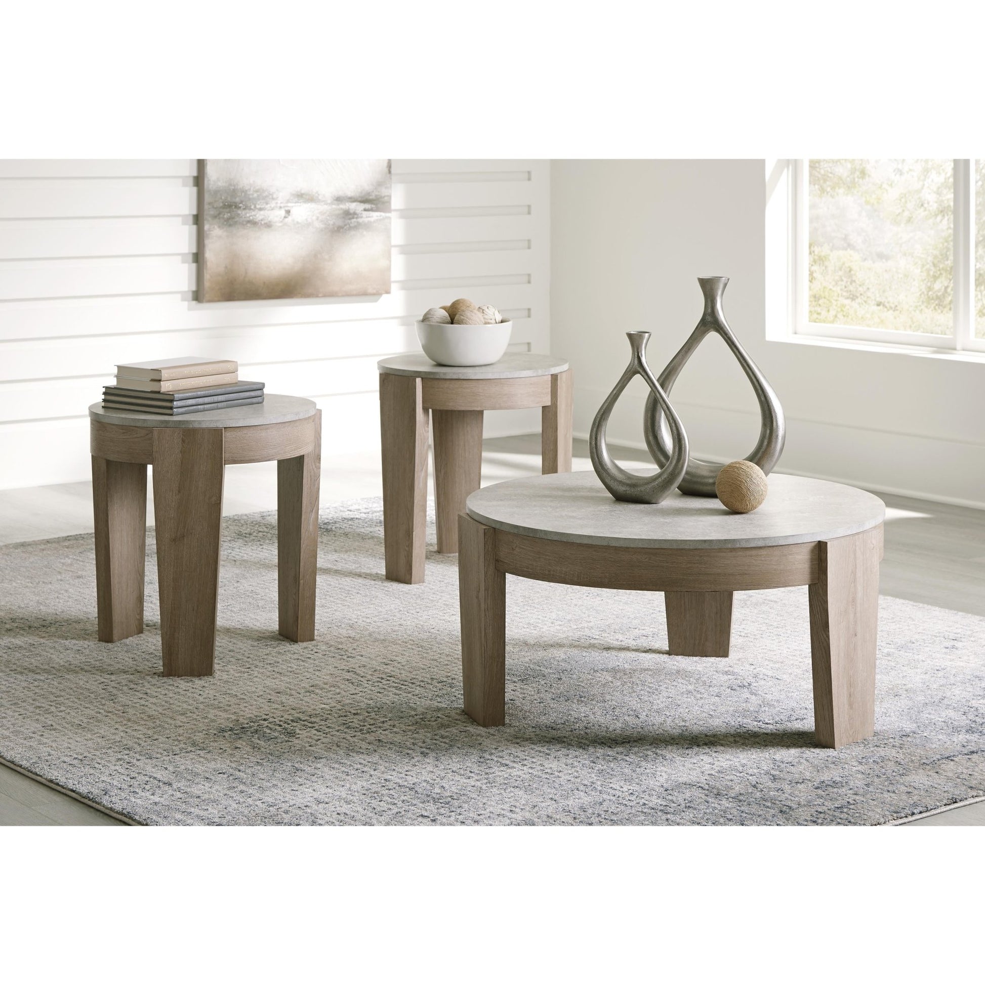 Signature Design by Ashley Guystone T237 - 13 Occasional Table Set - American Furniture of Slidell