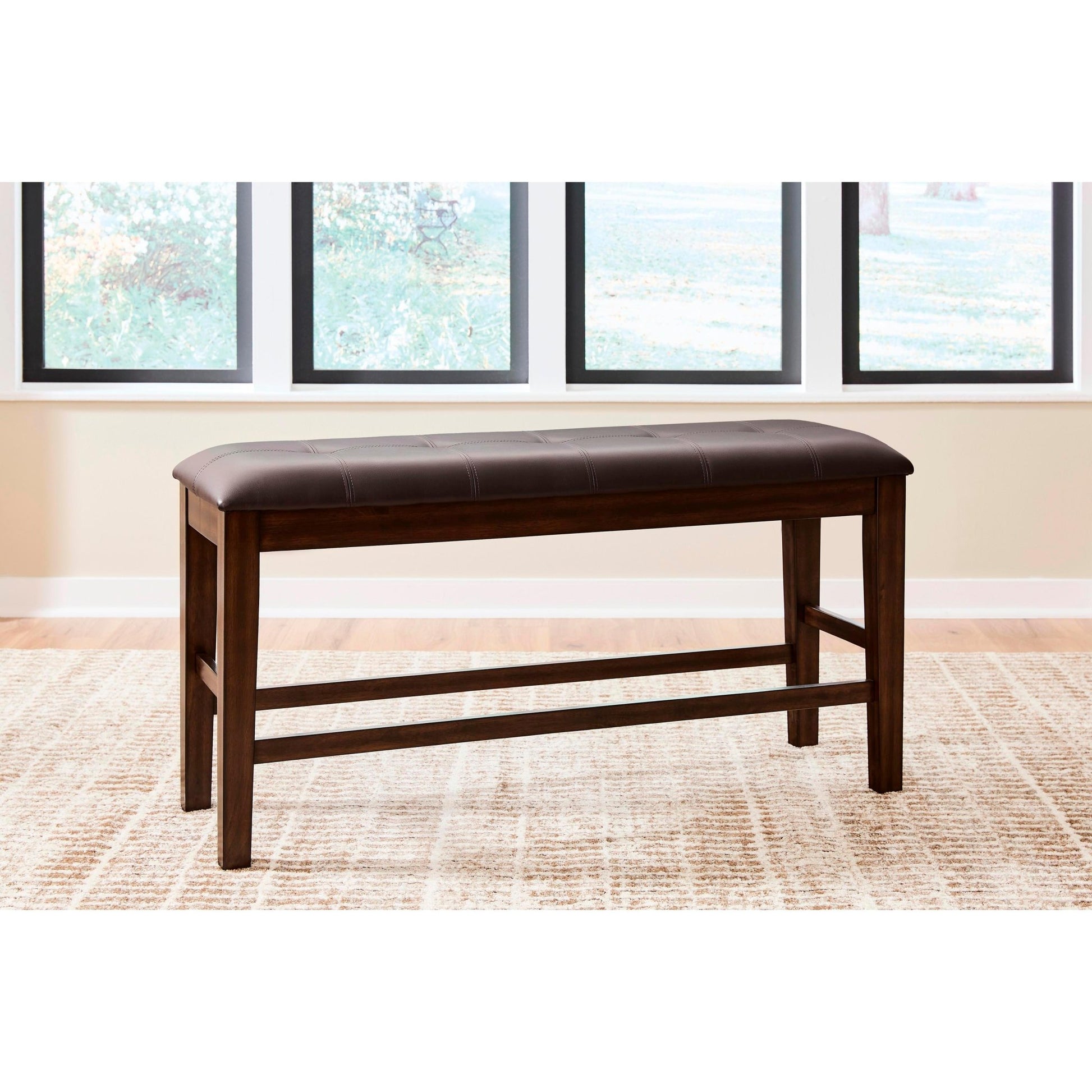 Signature Design by Ashley Haddigan D596 - 09 Double Counter Upholstered Bench - American Furniture of Slidell