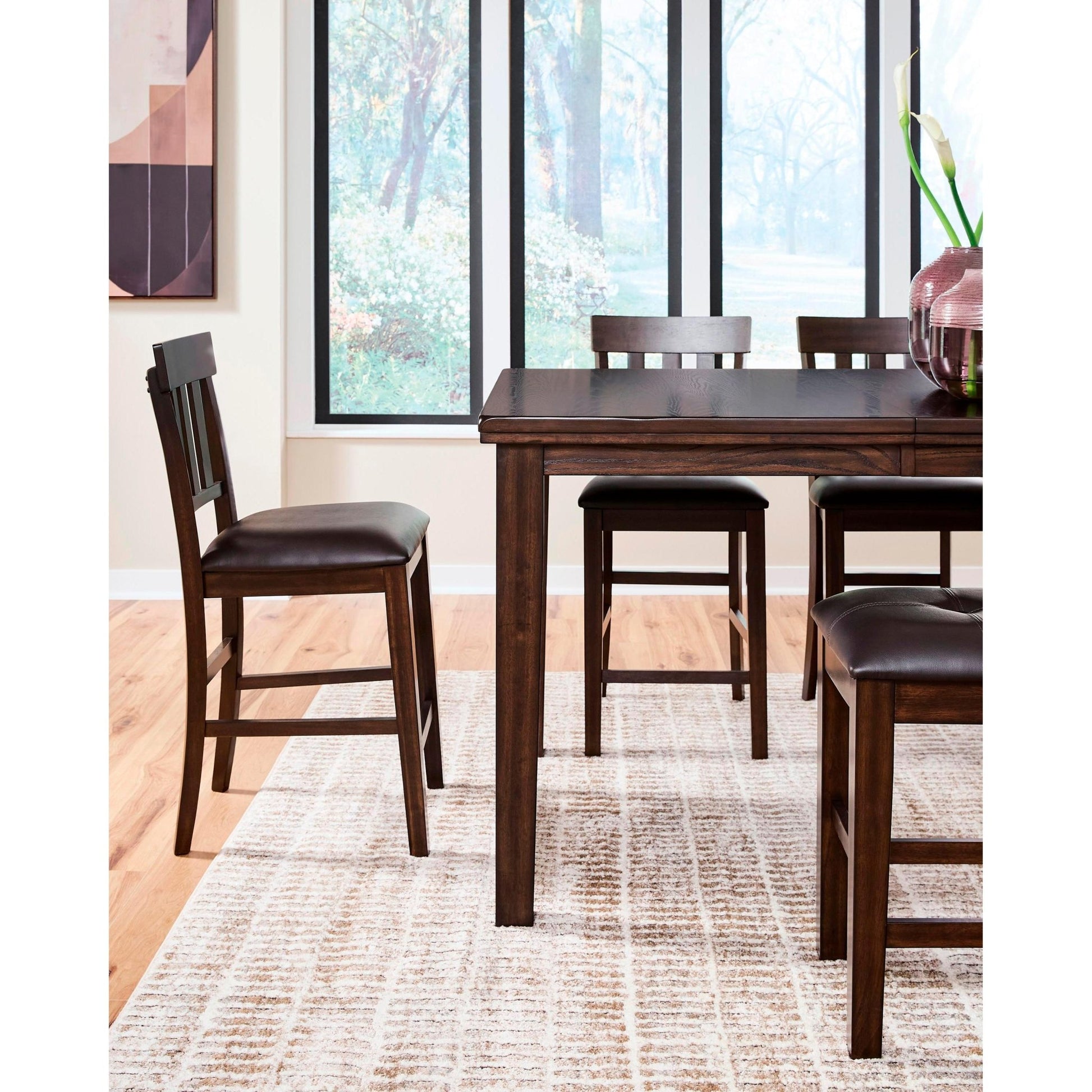 Signature Design by Ashley Haddigan D596 - 32 Dining Room Counter Butterfly Extension Table - American Furniture of Slidell