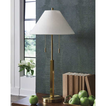 Signature Design by Ashley Haigwood L208474 Metal Table Lamp - American Furniture of Slidell