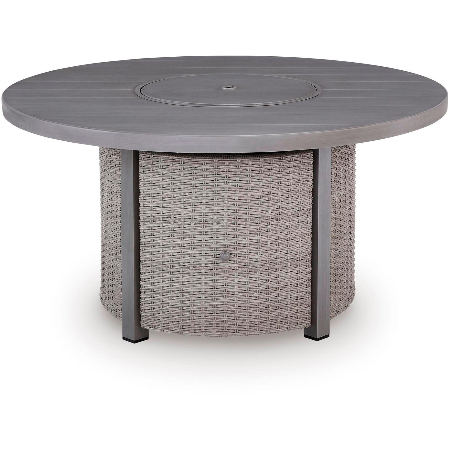 Signature Design by Ashley Half Moon Beach PCP418 - 776 Round Fire Pit Table - American Furniture of Slidell
