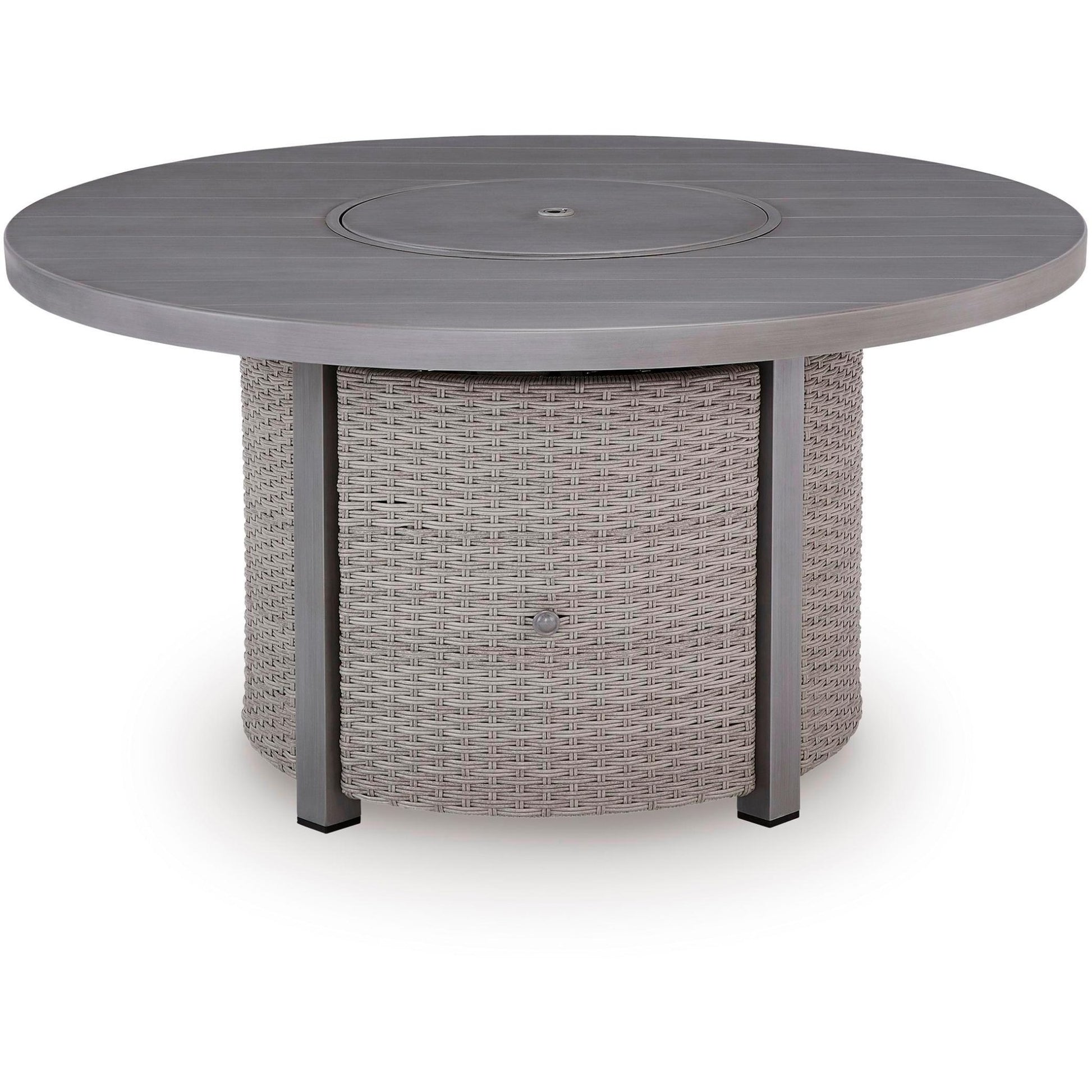 Signature Design by Ashley Half Moon Beach PCP418 - 776 Round Fire Pit Table - American Furniture of Slidell