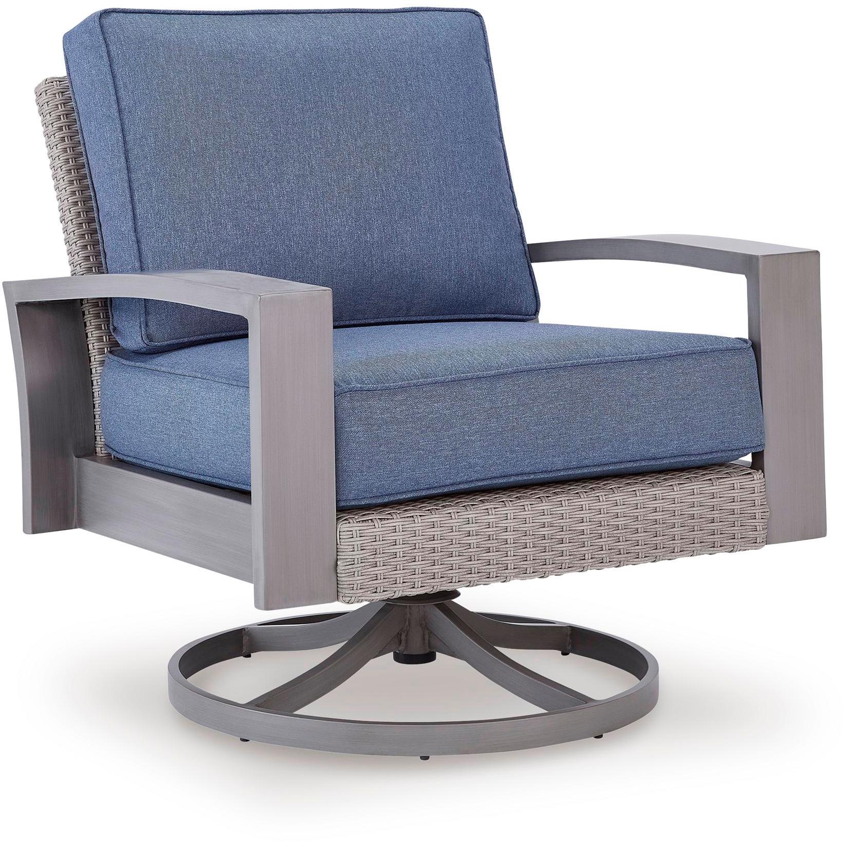 Signature Design by Ashley Half Moon Beach PCP418 - 821 Swivel Lounge with Cushion - American Furniture of Slidell