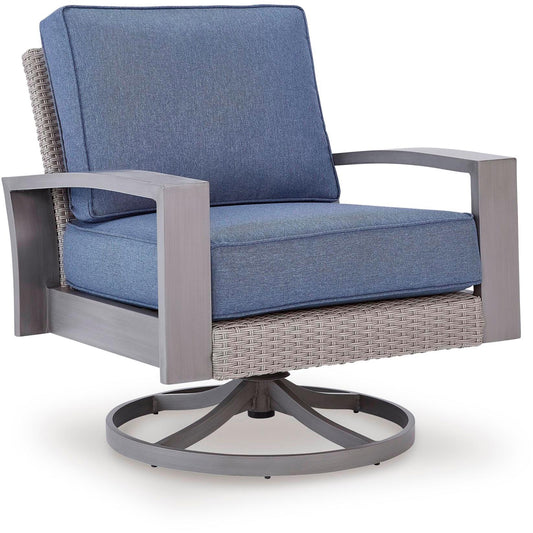Signature Design by Ashley Half Moon Beach PCP418 - 821 Swivel Lounge with Cushion - American Furniture of Slidell