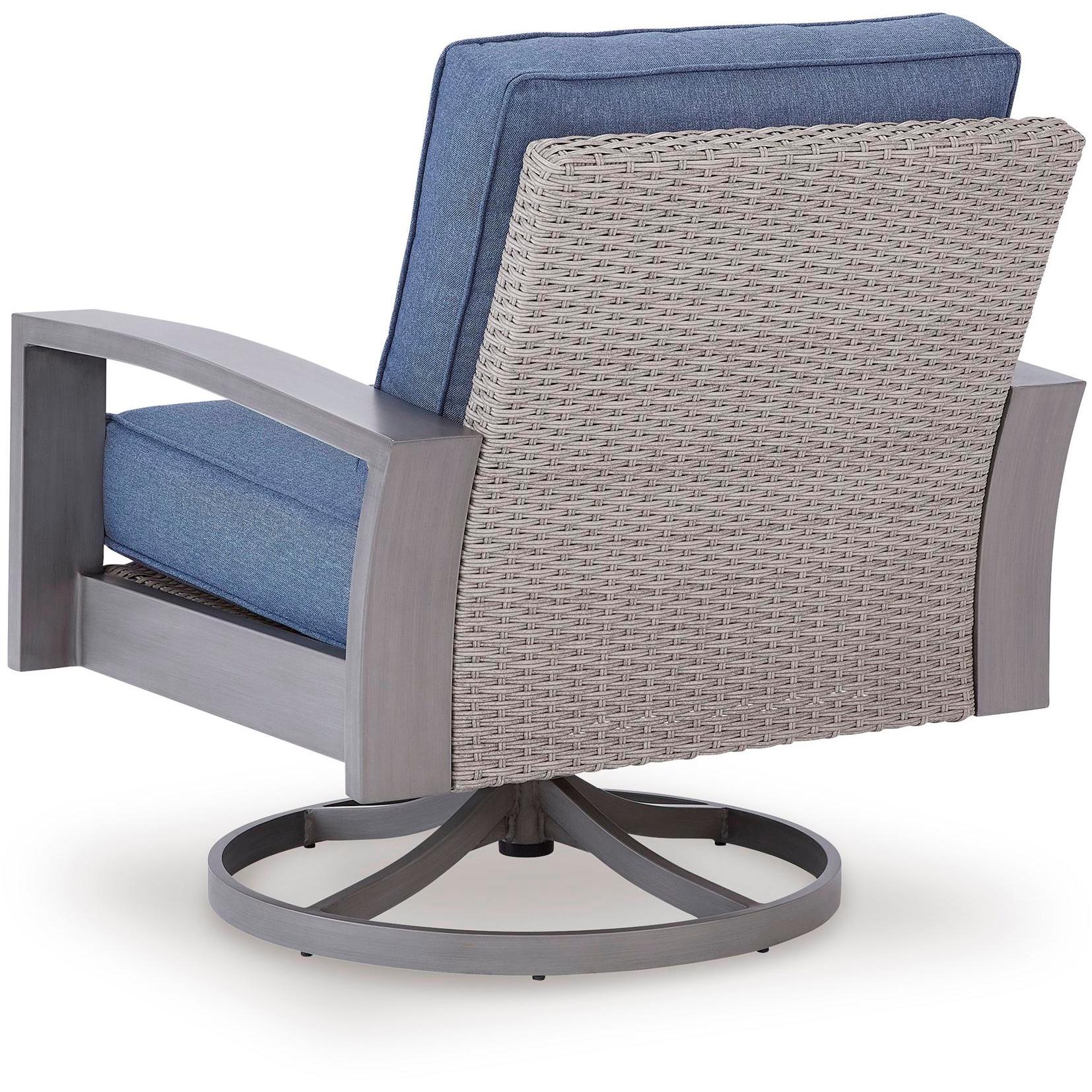 Signature Design by Ashley Half Moon Beach PCP418 - 821 Swivel Lounge with Cushion - American Furniture of Slidell