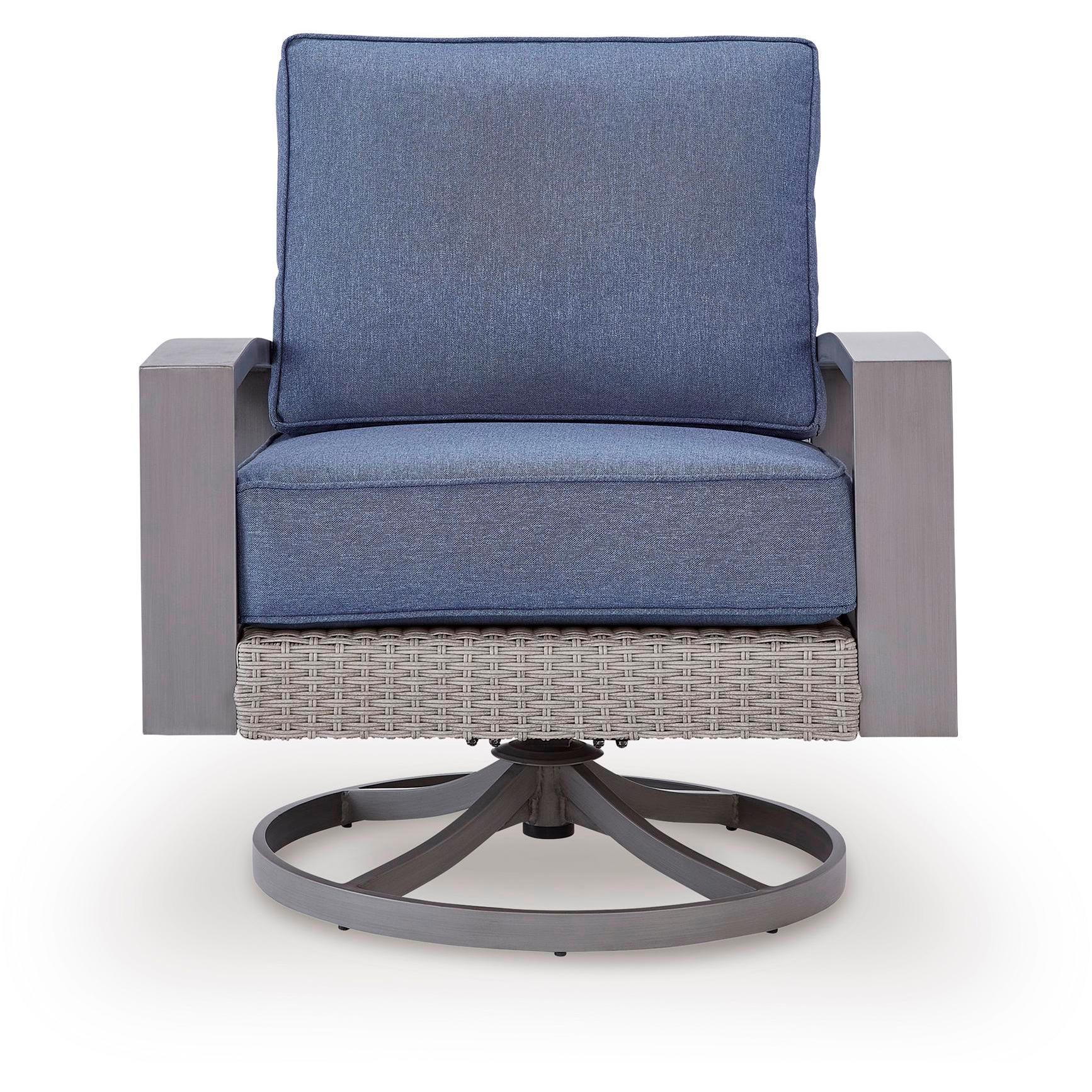 Signature Design by Ashley Half Moon Beach PCP418 - 821 Swivel Lounge with Cushion - American Furniture of Slidell