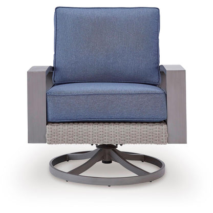 Signature Design by Ashley Half Moon Beach PCP418 - 821 Swivel Lounge with Cushion - American Furniture of Slidell