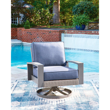 Signature Design by Ashley Half Moon Beach PCP418 - 821 Swivel Lounge with Cushion - American Furniture of Slidell