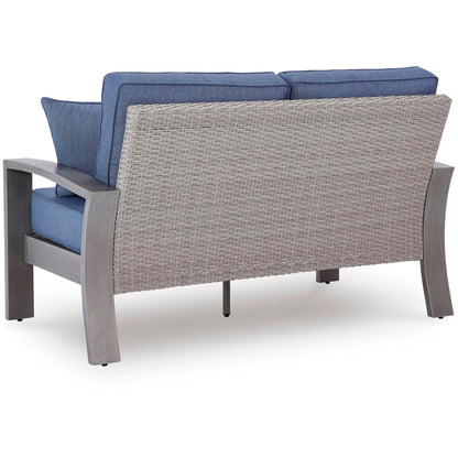 Signature Design by Ashley Half Moon Beach PCP418 - 835 Loveseat with Cushion - American Furniture of Slidell