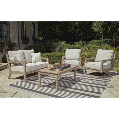 Signature Design by Ashley Hallow Creek P560 - 835 Loveseat with Cushion - American Furniture of Slidell