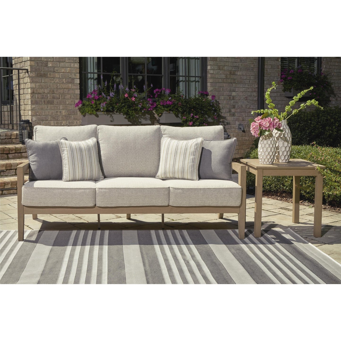 Signature Design by Ashley Hallow Creek P560 - 838 Sofa with Cushion - American Furniture of Slidell