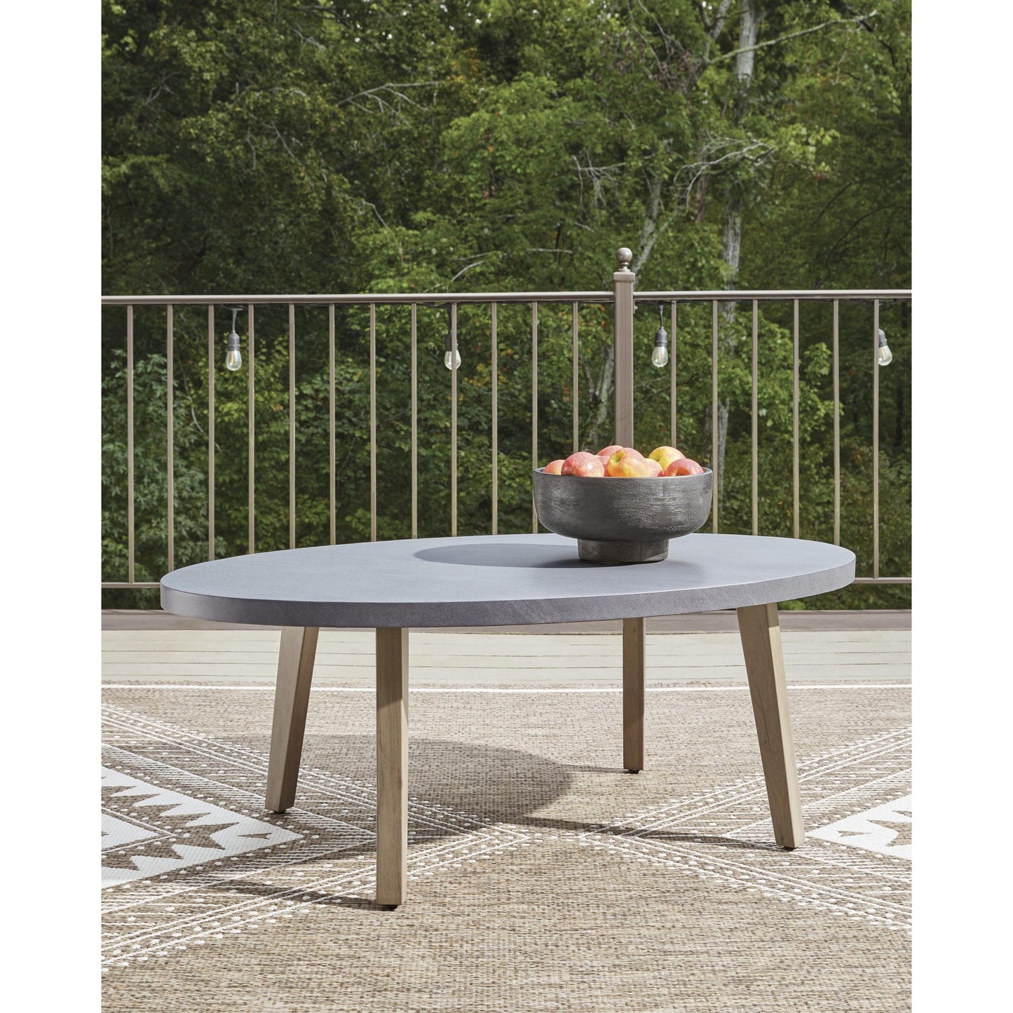 Signature Design by Ashley Harmony Headlands PCP428 - 701 Oval Cocktail Table - American Furniture of Slidell