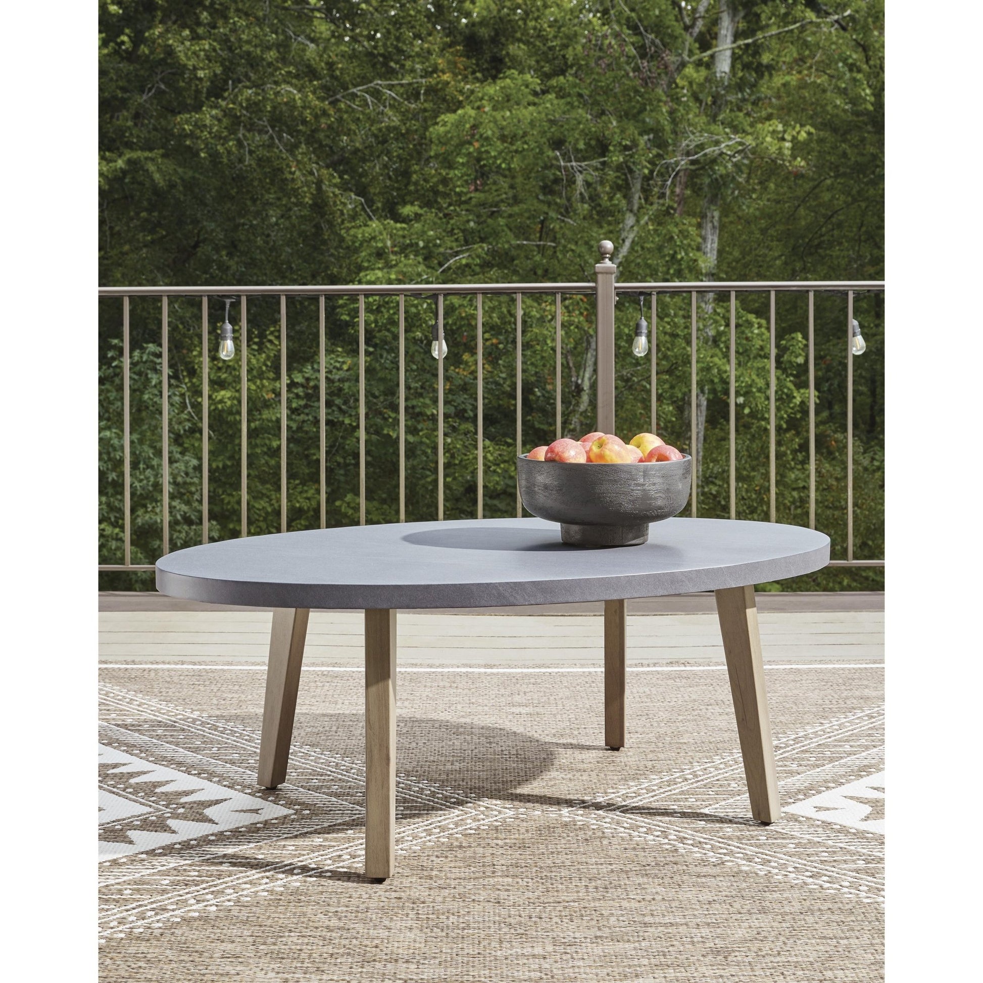Signature Design by Ashley Harmony Headlands PCP428 - 701 Oval Cocktail Table - American Furniture of Slidell