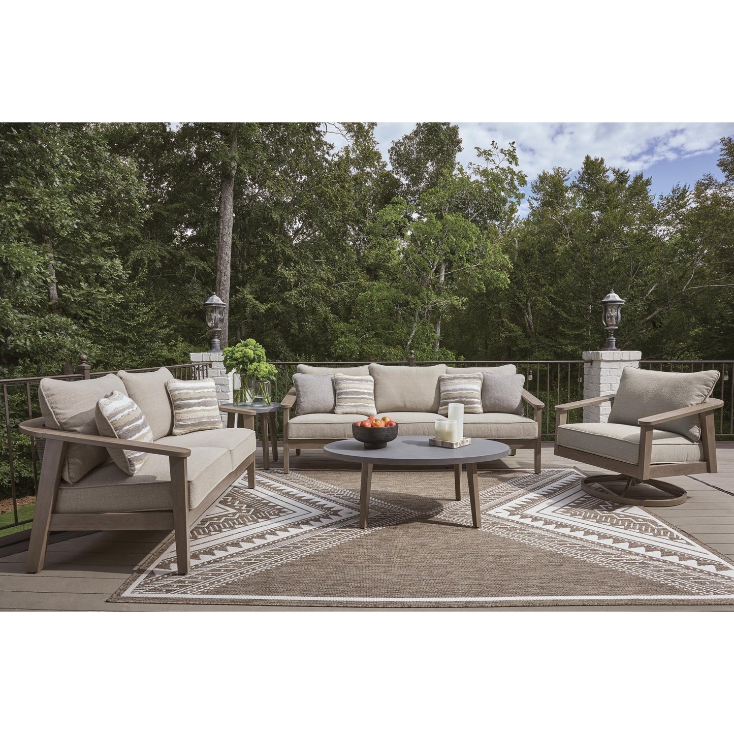 Signature Design by Ashley Harmony Headlands PCP428 - 821 Swivel Lounge with Cushion - American Furniture of Slidell