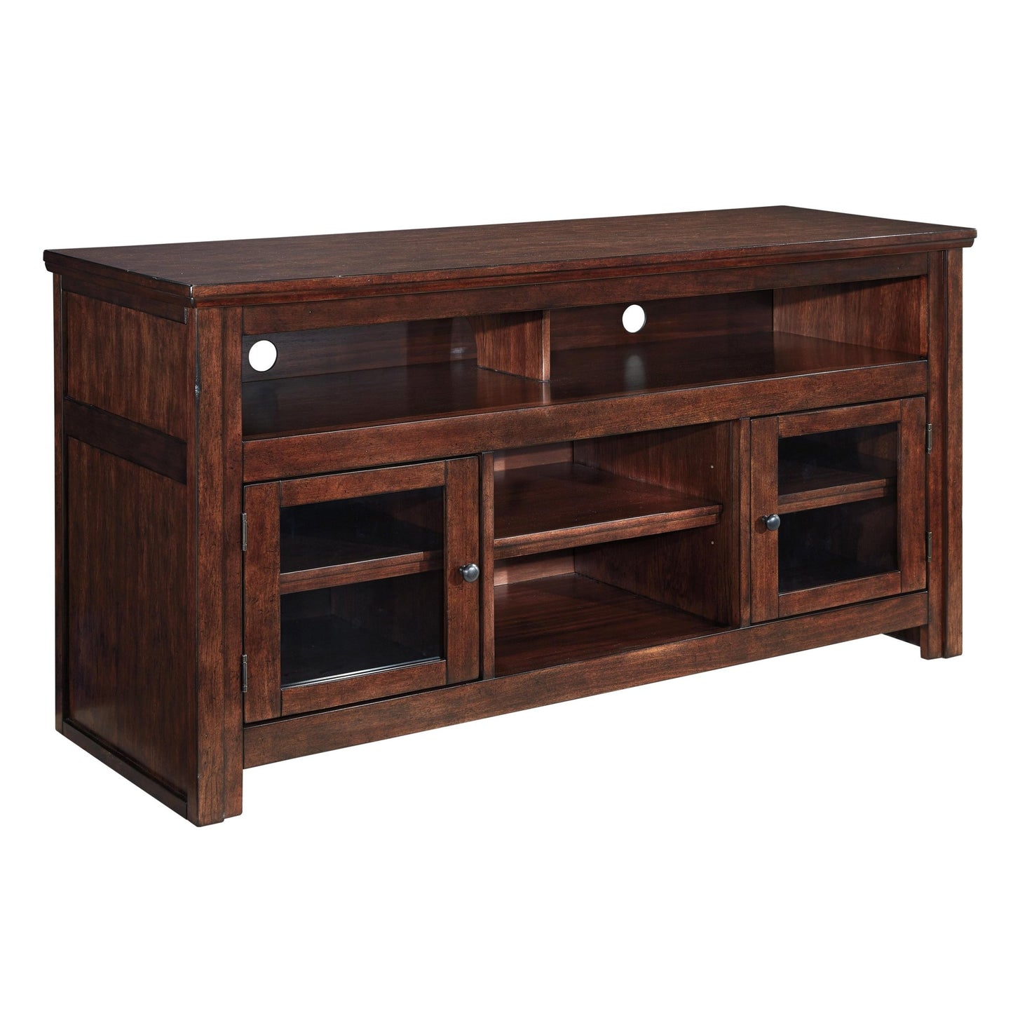 Signature Design by Ashley Harpan TV Stand with Cable Management W797 - 38 - American Furniture of Slidell