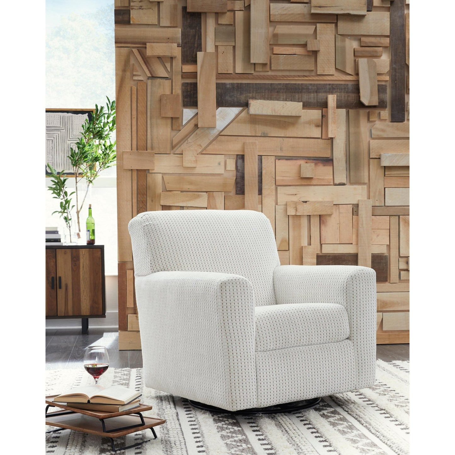 Signature Design by Ashley Herstow A3000365 Swivel Glider Accent Chair - American Furniture of Slidell