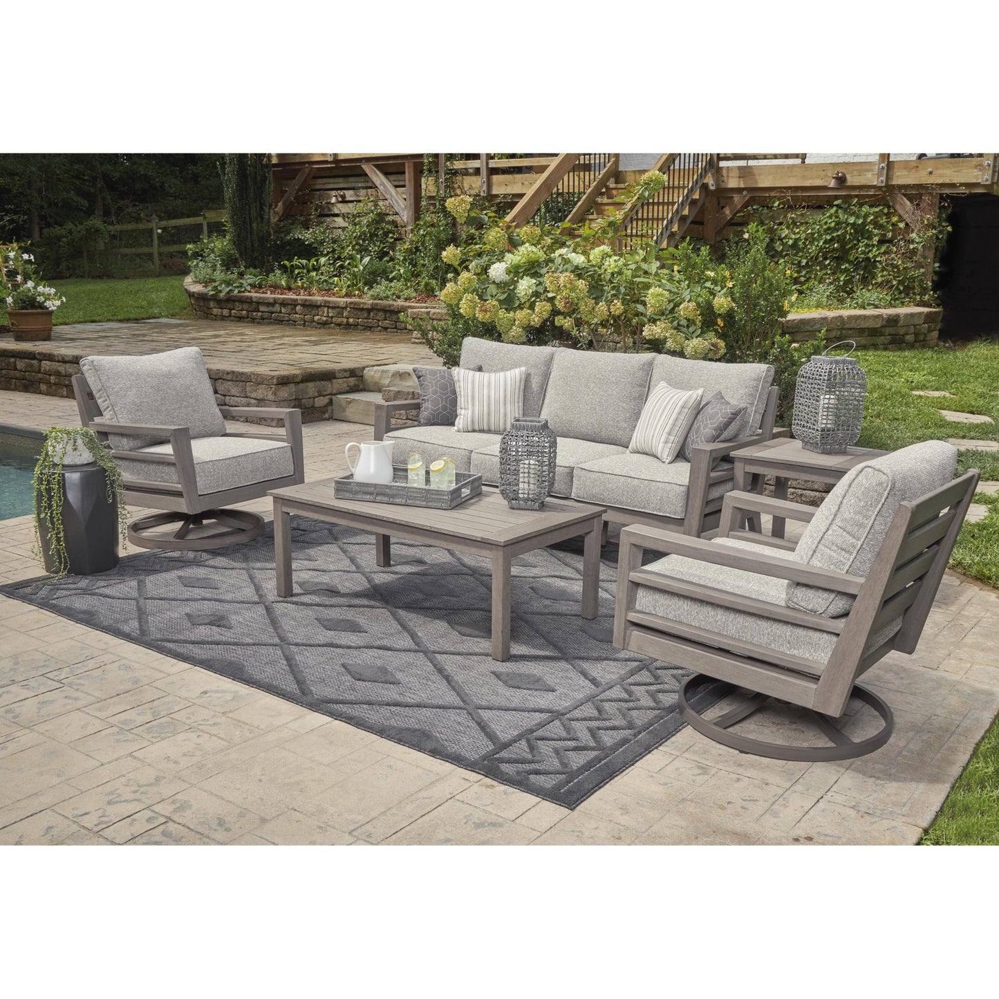 Signature Design by Ashley Hillside Barn P564 - 701 Rectangular Cocktail Table - American Furniture of Slidell