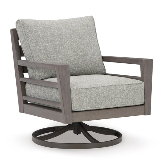 Signature Design by Ashley Hillside Barn P564 - 821 Swivel Lounge with Cushion - American Furniture of Slidell