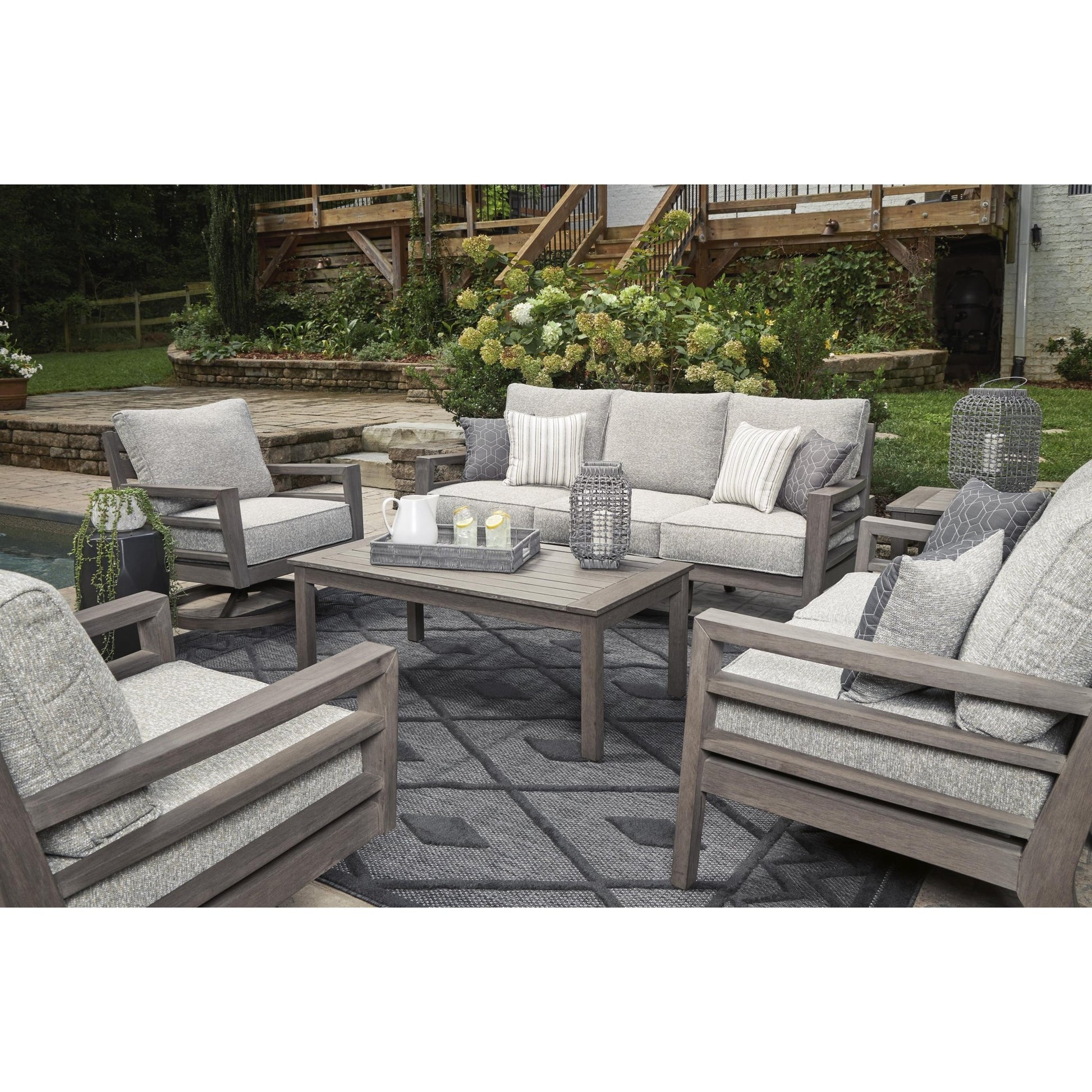 Signature Design by Ashley Hillside Barn P564 - 835 Loveseat with Cushion - American Furniture of Slidell