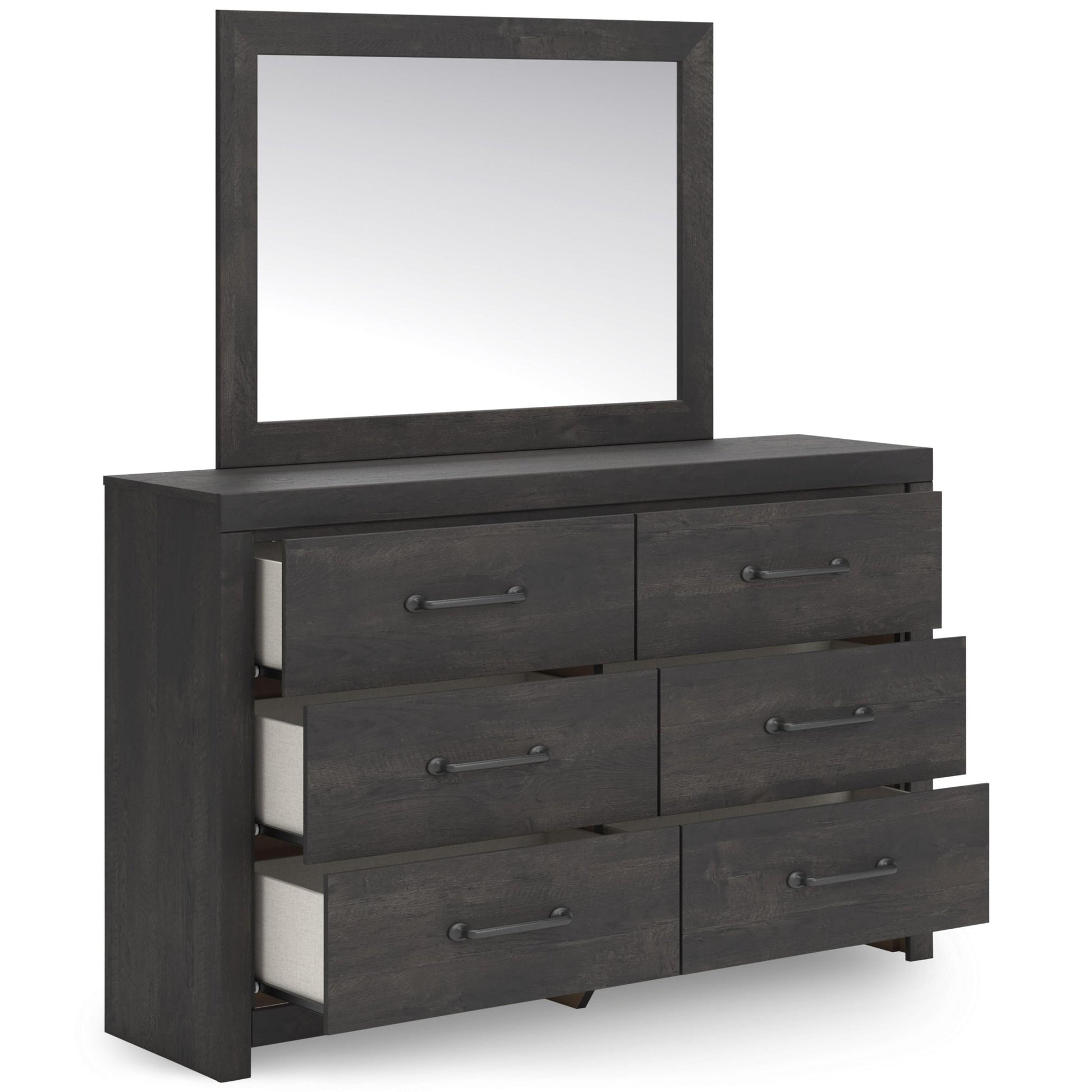 Signature Design by Ashley Hollivern PCB2108B1 Dresser and Mirror - American Furniture of Slidell