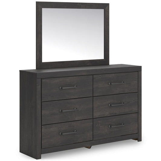 Signature Design by Ashley Hollivern PCB2108B1 Dresser and Mirror - American Furniture of Slidell