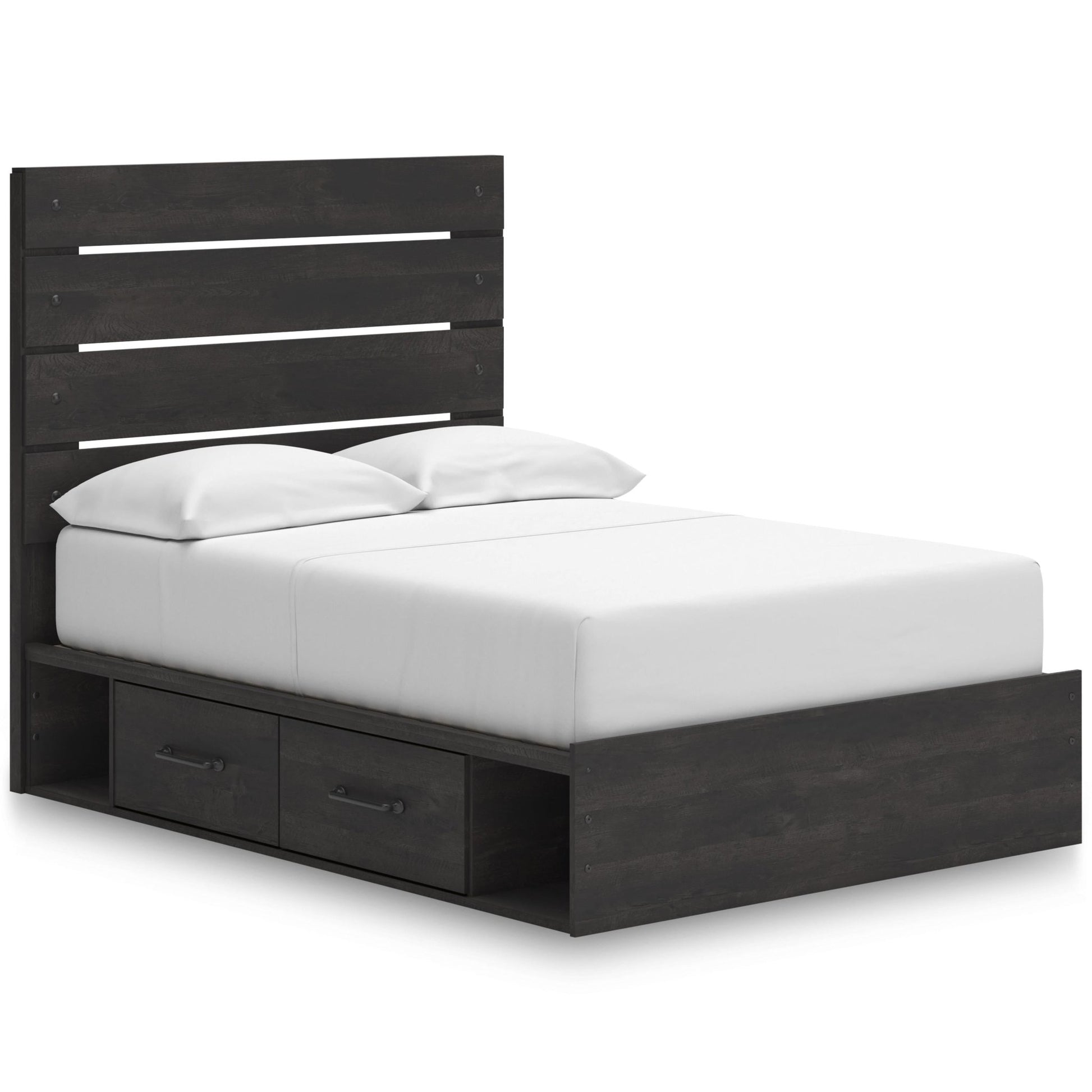 Signature Design by Ashley Hollivern PCB2108B15 Full Panel Storage Bed - American Furniture of Slidell