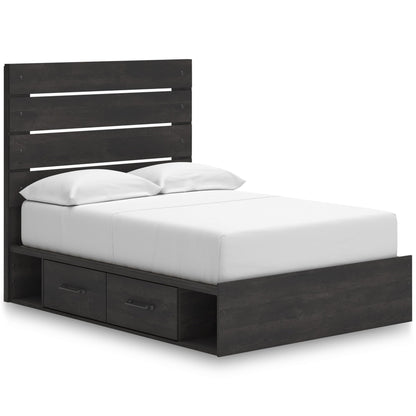 Signature Design by Ashley Hollivern PCB2108B15 Full Panel Storage Bed - American Furniture of Slidell