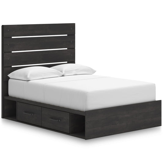 Signature Design by Ashley Hollivern PCB2108B15 Full Panel Storage Bed - American Furniture of Slidell