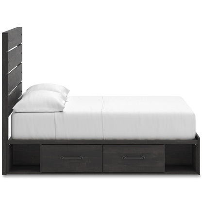 Signature Design by Ashley Hollivern PCB2108B15 Full Panel Storage Bed - American Furniture of Slidell