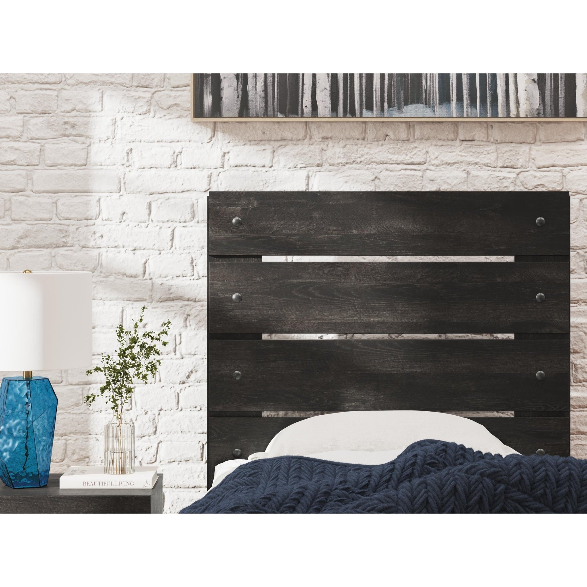 Signature Design by Ashley Hollivern PCB2108B15 Full Panel Storage Bed - American Furniture of Slidell