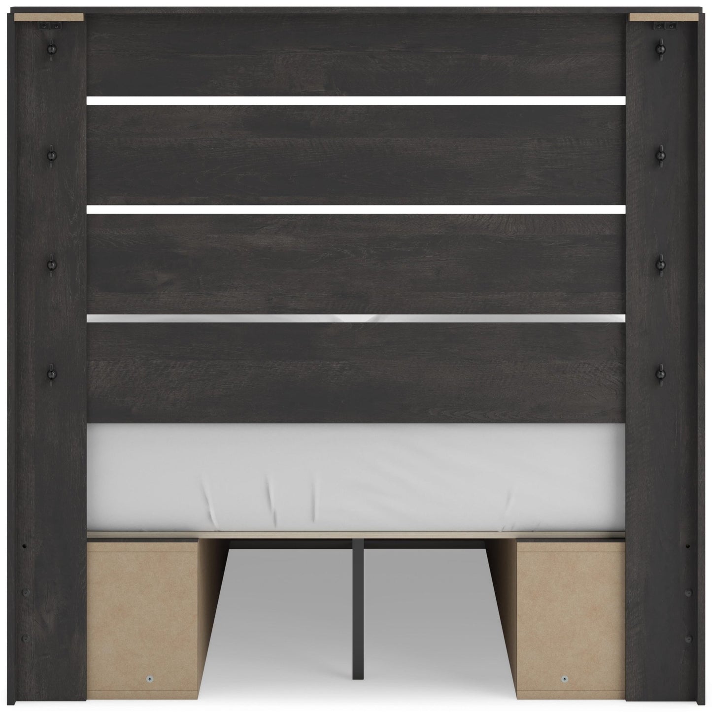 Signature Design by Ashley Hollivern PCB2108B16 Full Panel Bed with Storage - American Furniture of Slidell