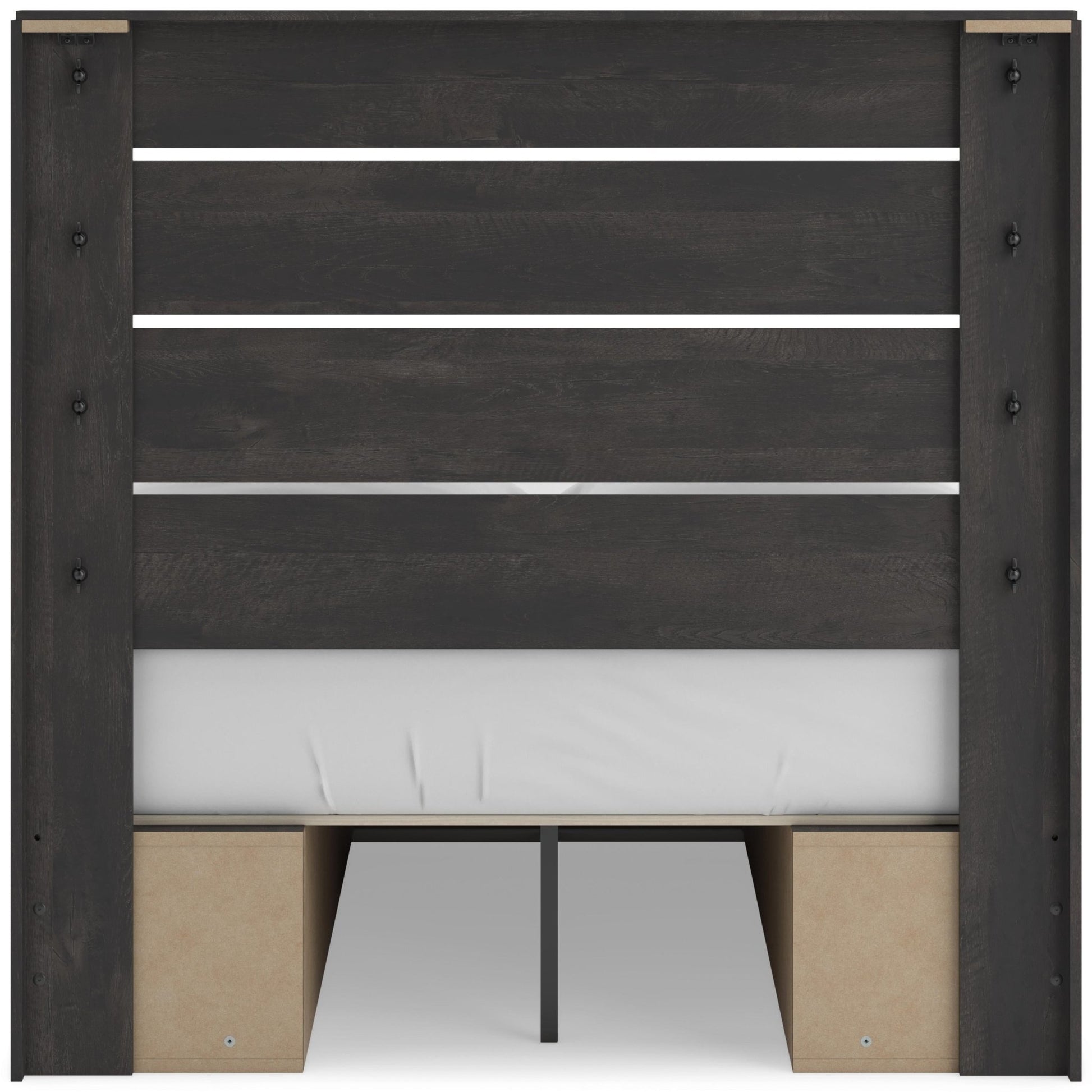 Signature Design by Ashley Hollivern PCB2108B16 Full Panel Bed with Storage - American Furniture of Slidell