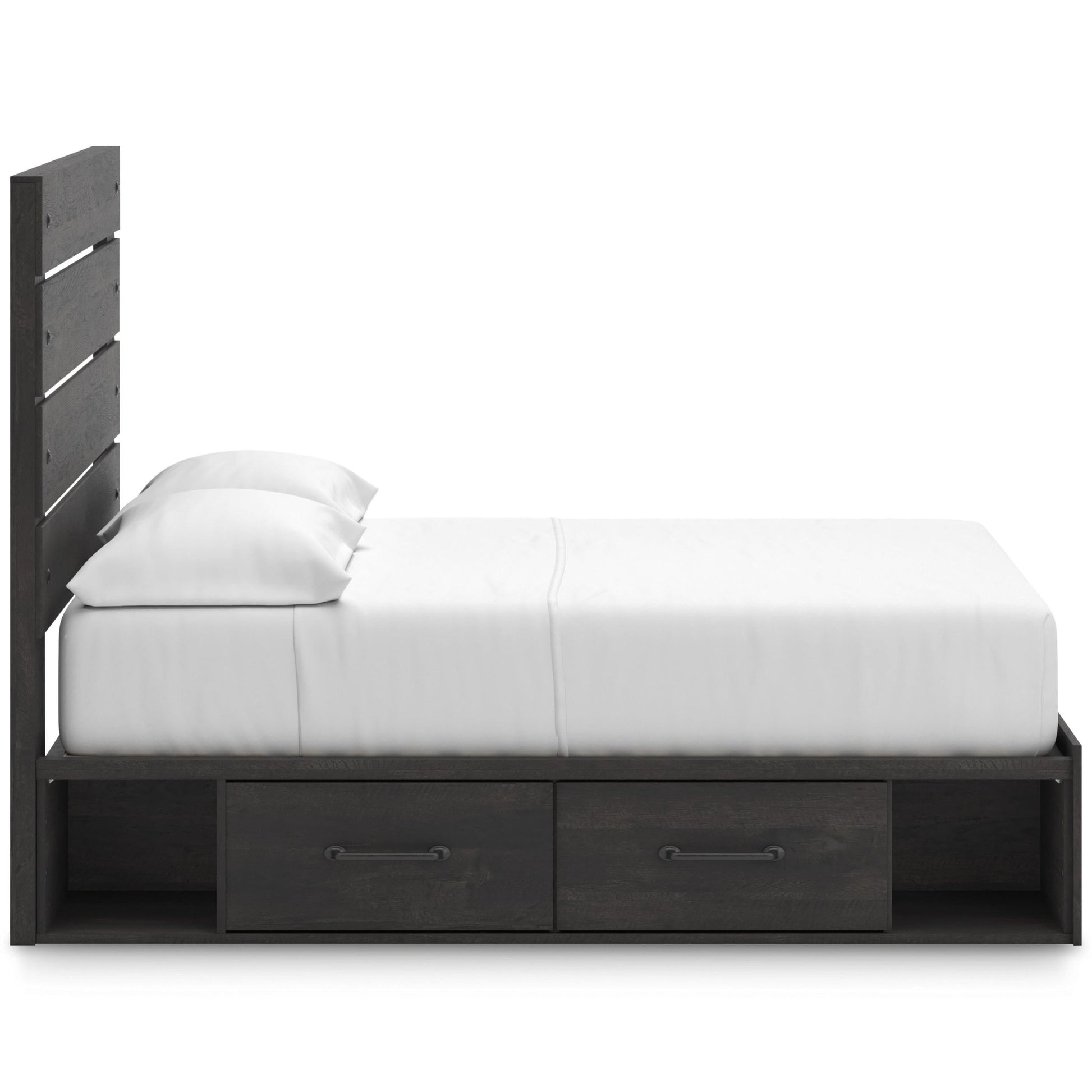 Signature Design by Ashley Hollivern PCB2108B16 Full Panel Bed with Storage - American Furniture of Slidell