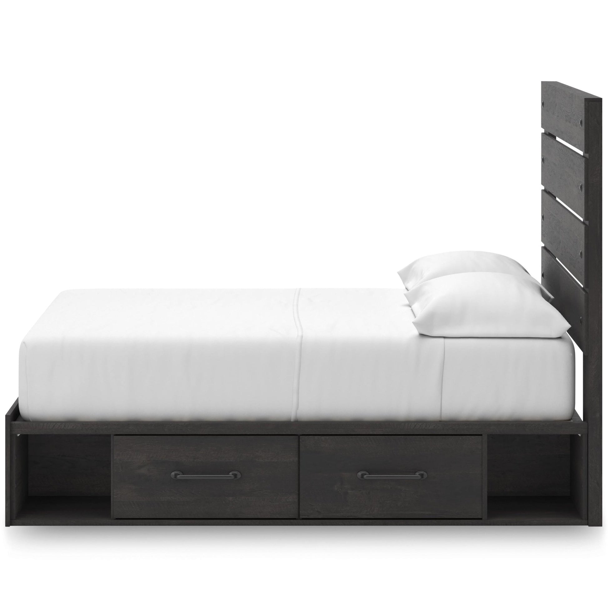 Signature Design by Ashley Hollivern PCB2108B16 Full Panel Bed with Storage - American Furniture of Slidell