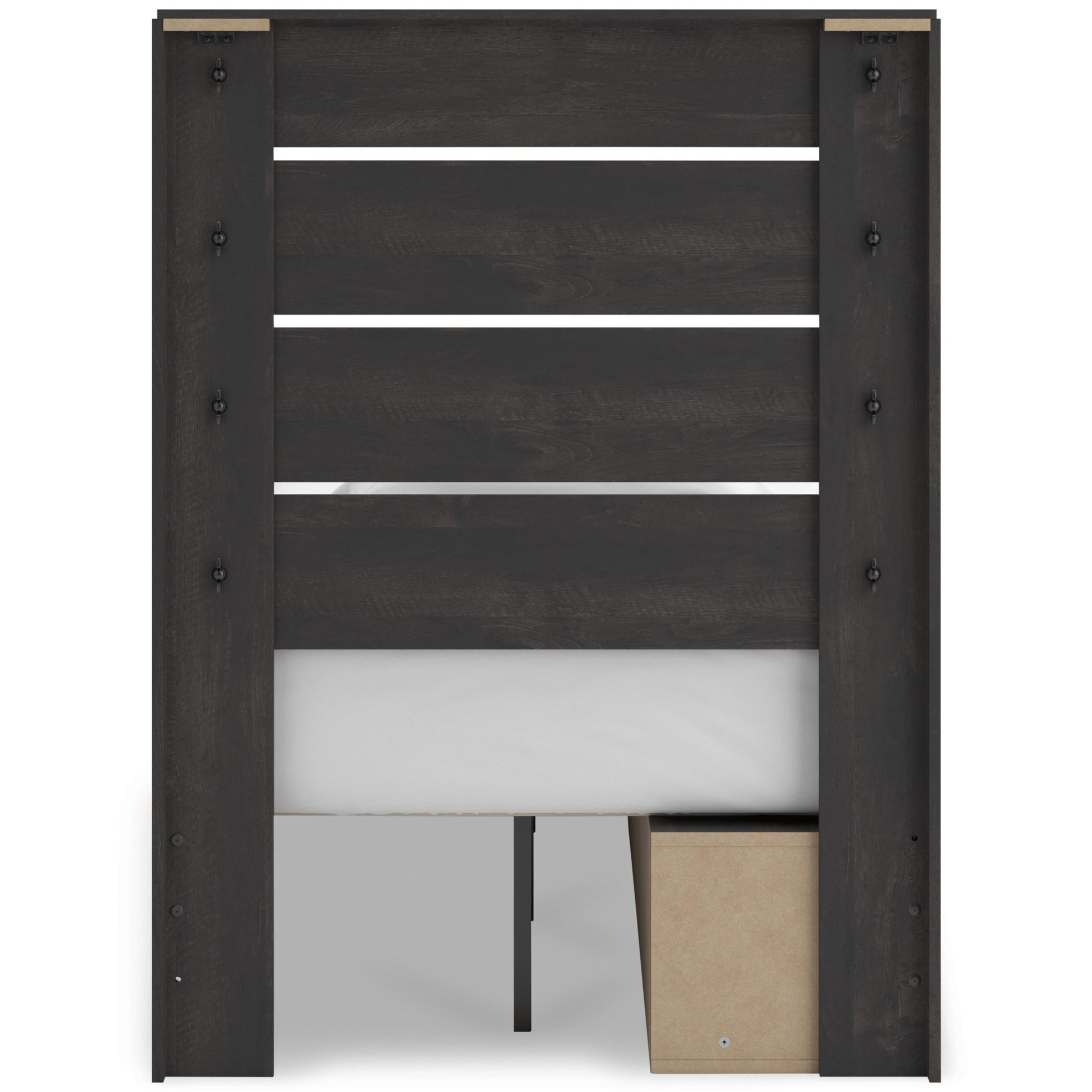 Signature Design by Ashley Hollivern PCB2108B17 Twin Panel Storage Bed - American Furniture of Slidell