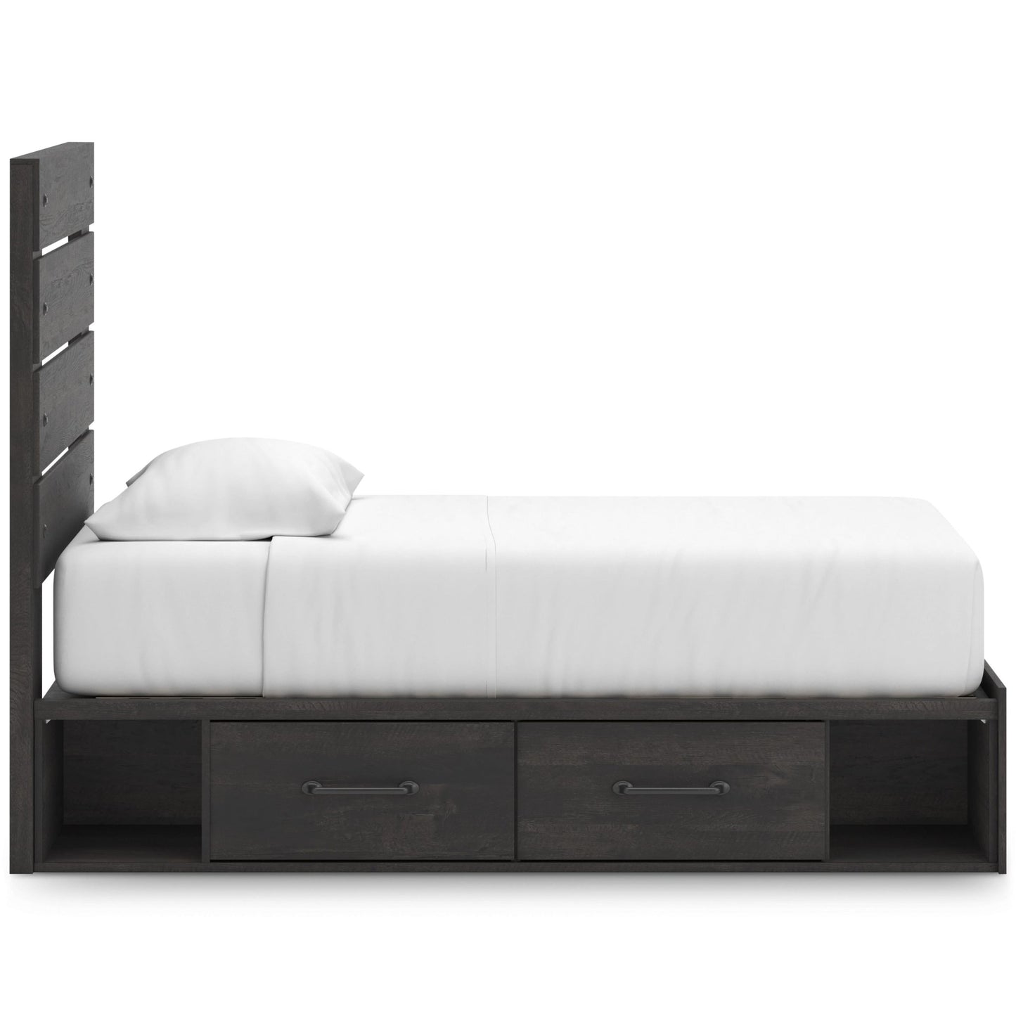 Signature Design by Ashley Hollivern PCB2108B17 Twin Panel Storage Bed - American Furniture of Slidell