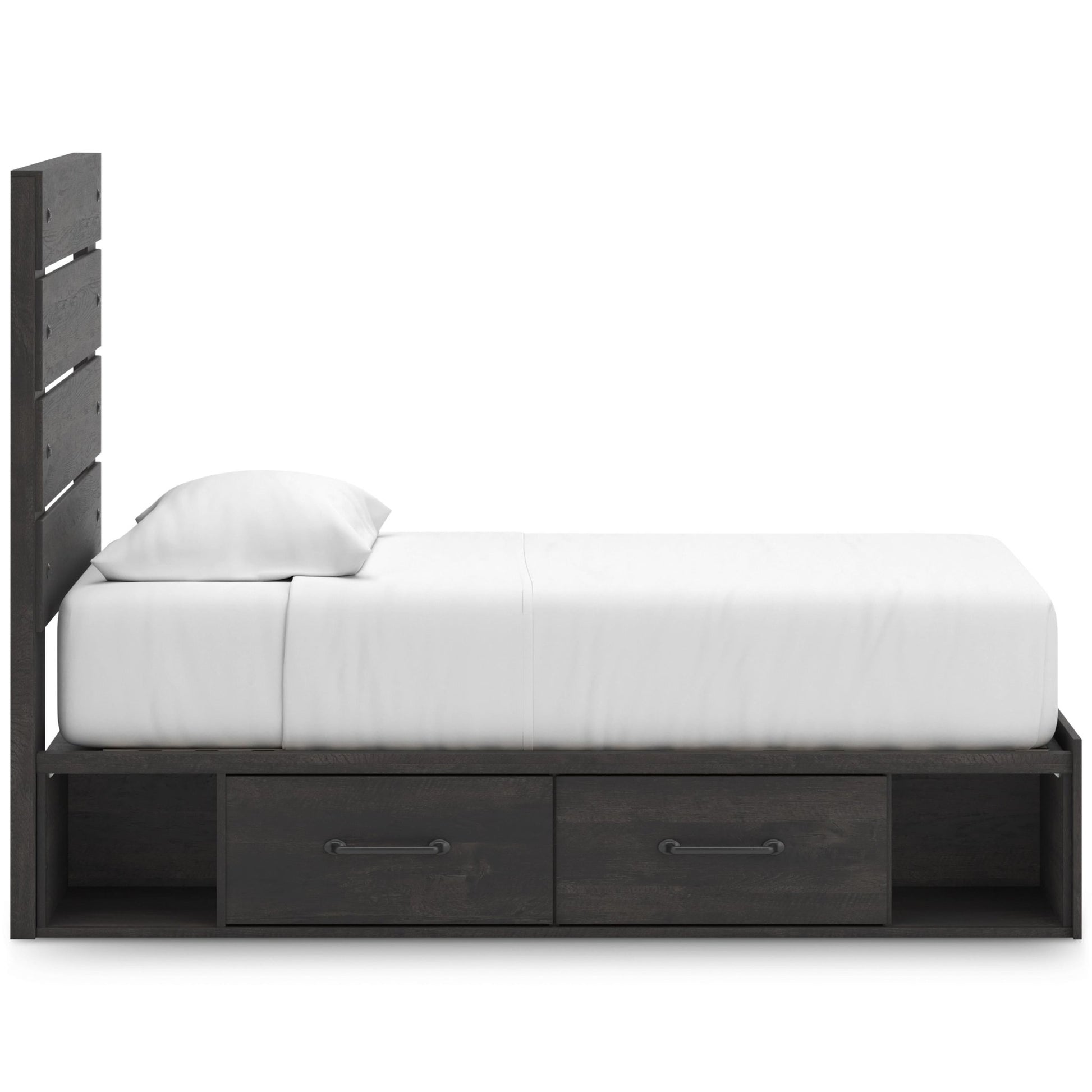 Signature Design by Ashley Hollivern PCB2108B17 Twin Panel Storage Bed - American Furniture of Slidell