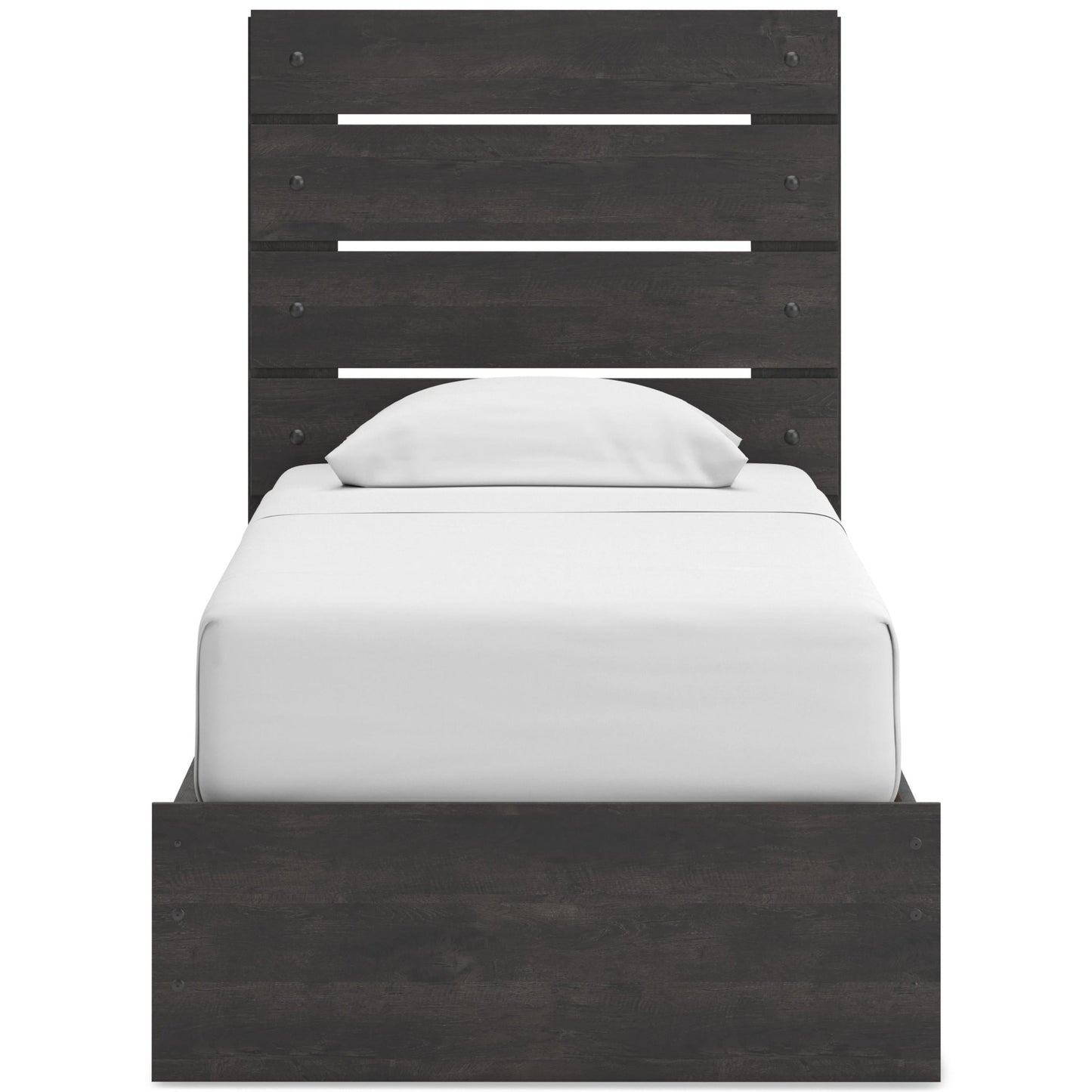 Signature Design by Ashley Hollivern PCB2108B18 Twin Panel Bed with Storage - American Furniture of Slidell