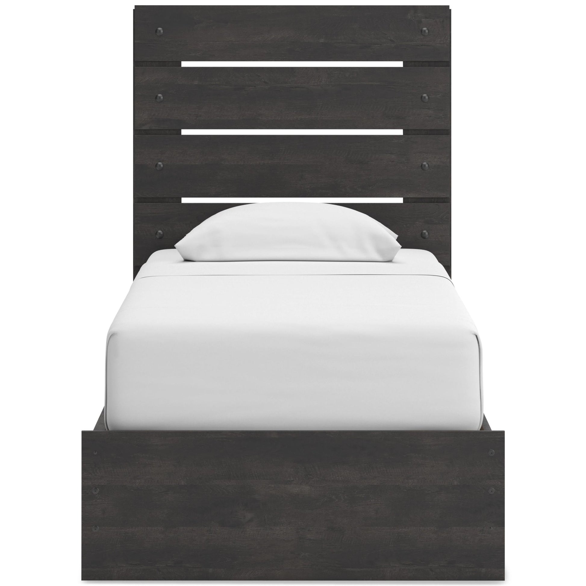 Signature Design by Ashley Hollivern PCB2108B18 Twin Panel Bed with Storage - American Furniture of Slidell