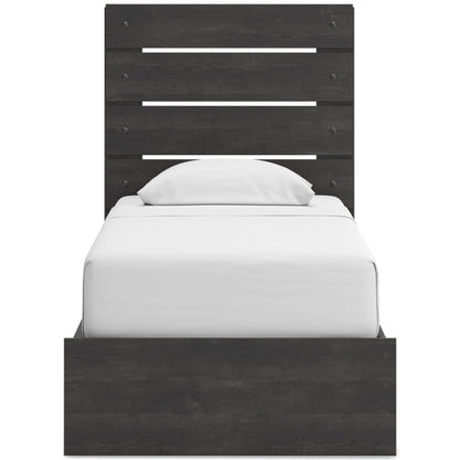 Signature Design by Ashley Hollivern PCB2108B18 Twin Panel Bed with Storage - American Furniture of Slidell