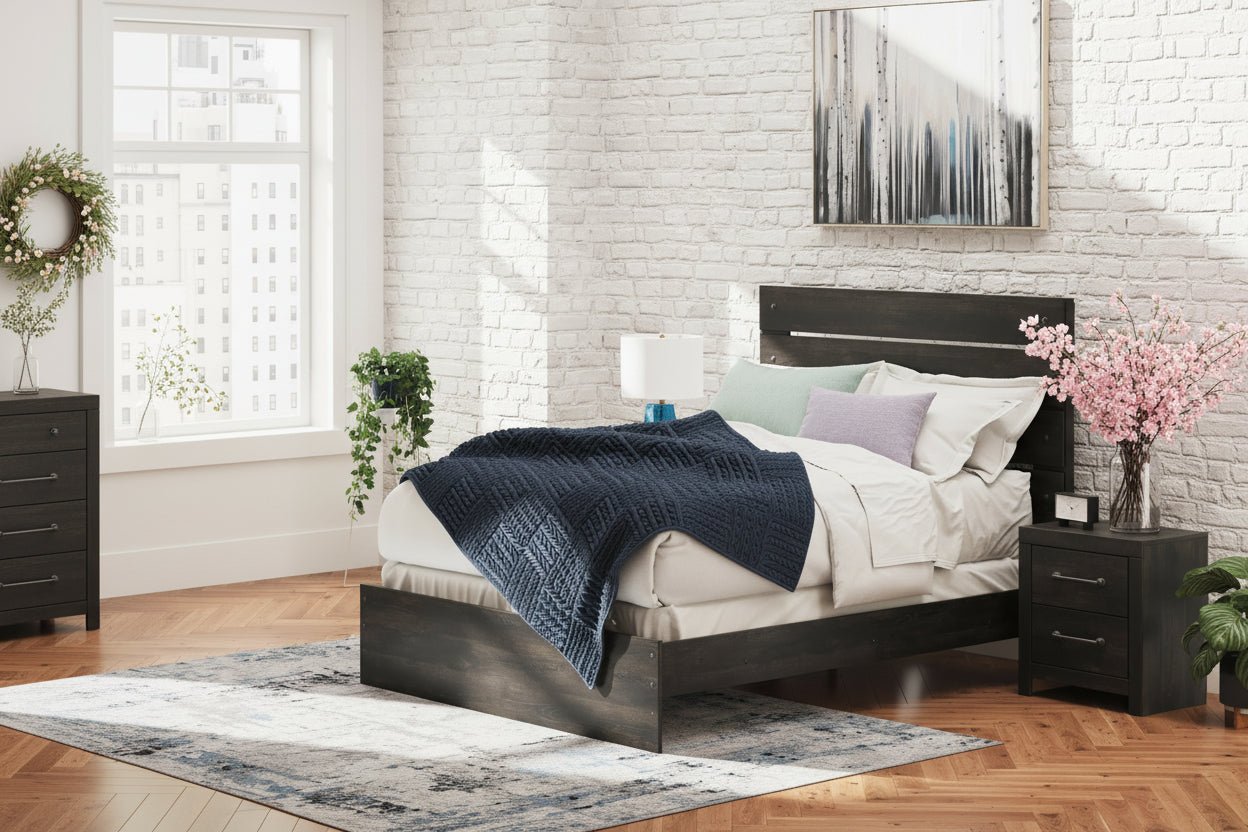 Signature Design by Ashley Hollivern PCB2108B2 Queen Panel Bed - American Furniture of Slidell