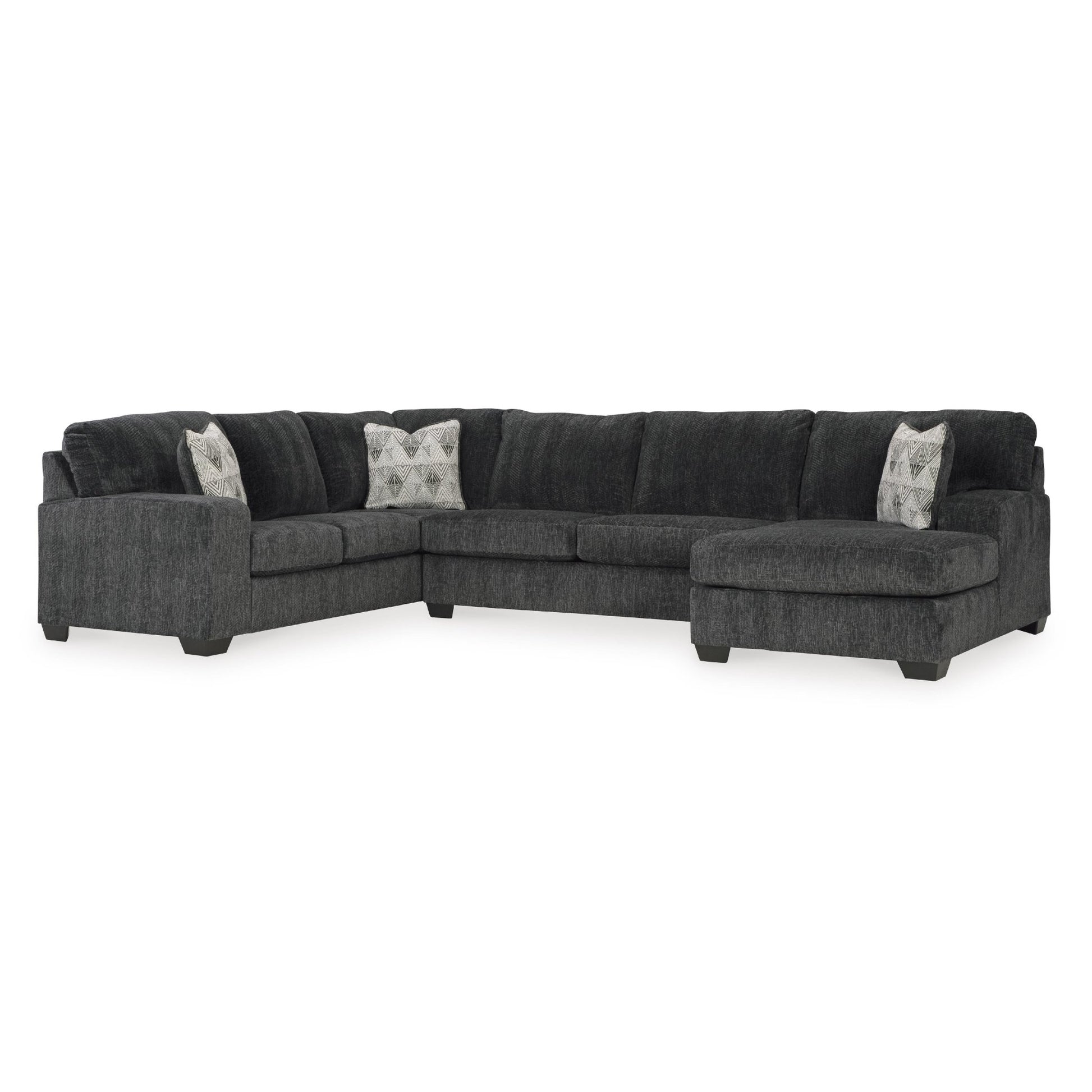 Signature Design by Ashley Hollyview Fabric 3 pc Sectional 1520566/1520534/1520517 - American Furniture of Slidell