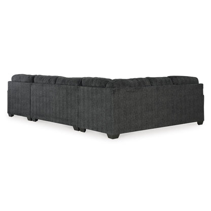 Signature Design by Ashley Hollyview Fabric 3 pc Sectional 1520566/1520534/1520517 - American Furniture of Slidell