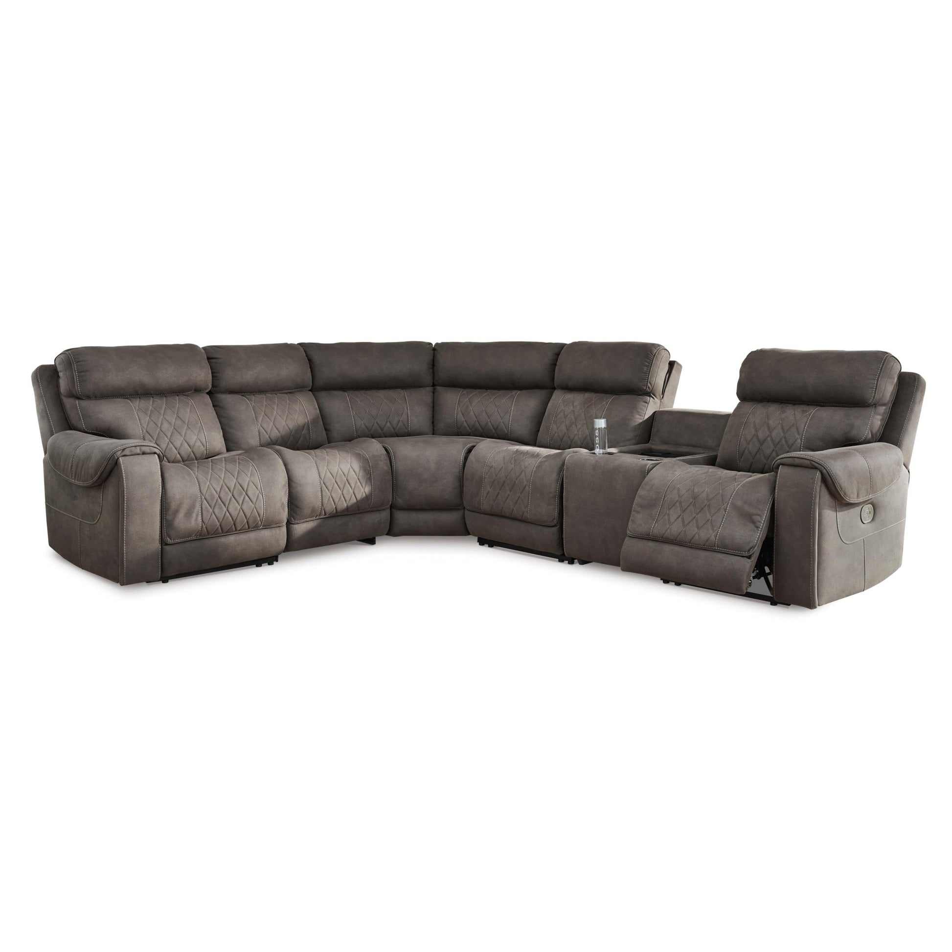 Signature Design by Ashley Hoopster 23703S5 6 pc Power Reclining Sectional - American Furniture of Slidell