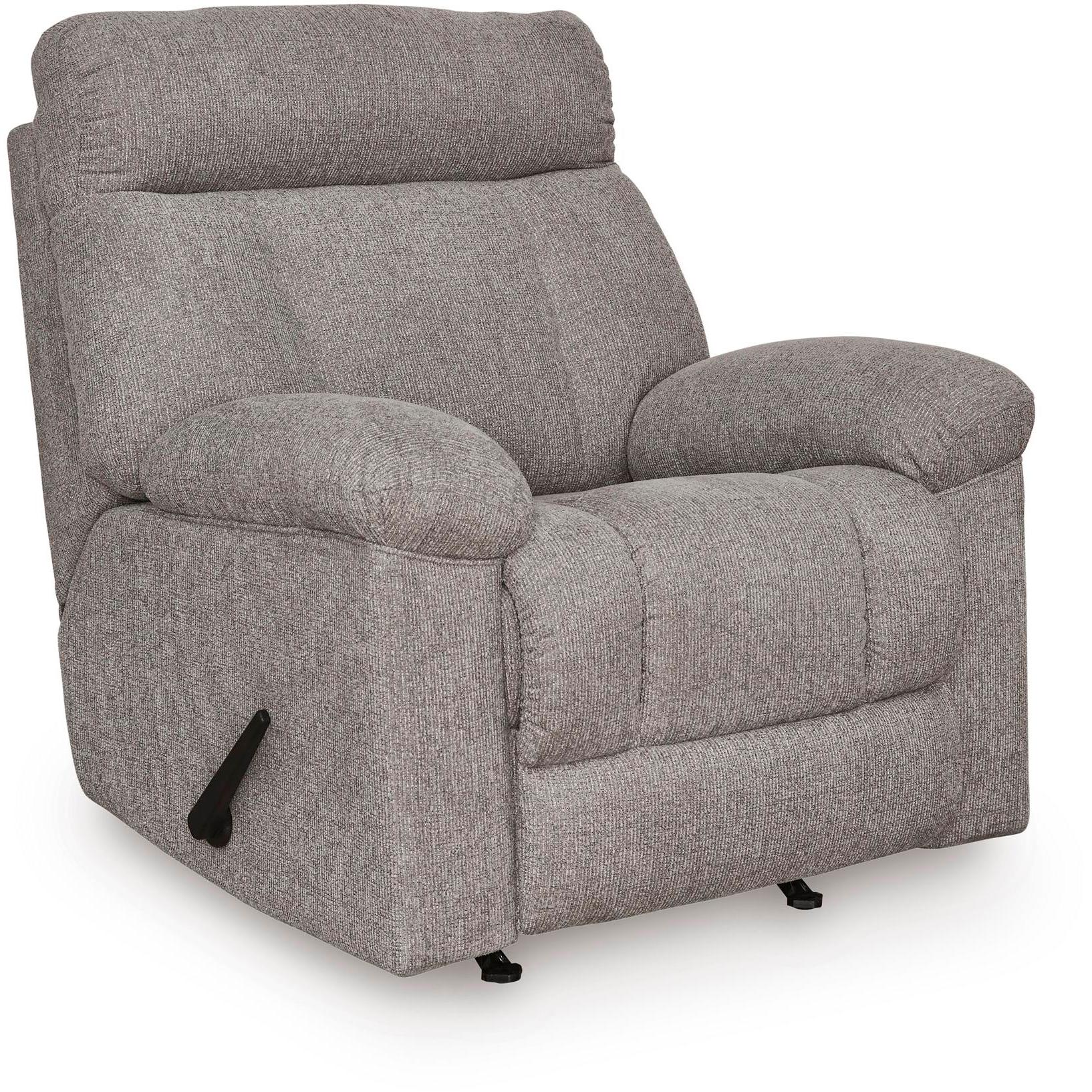 Signature Design by Ashley Hoyne Park Rocker Fabric Recliner PC8281625 - American Furniture of Slidell
