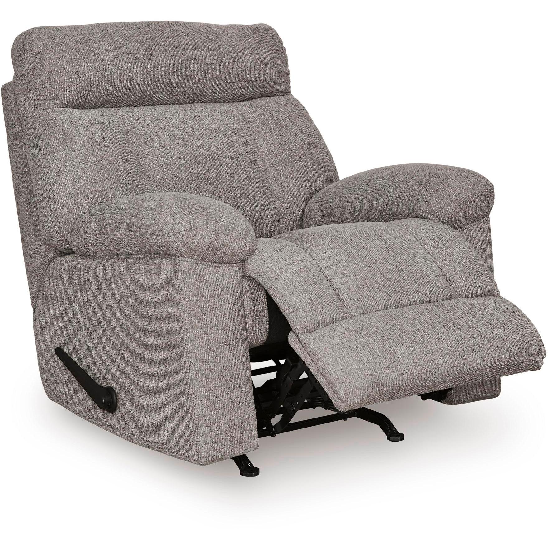 Signature Design by Ashley Hoyne Park Rocker Fabric Recliner PC8281625 - American Furniture of Slidell