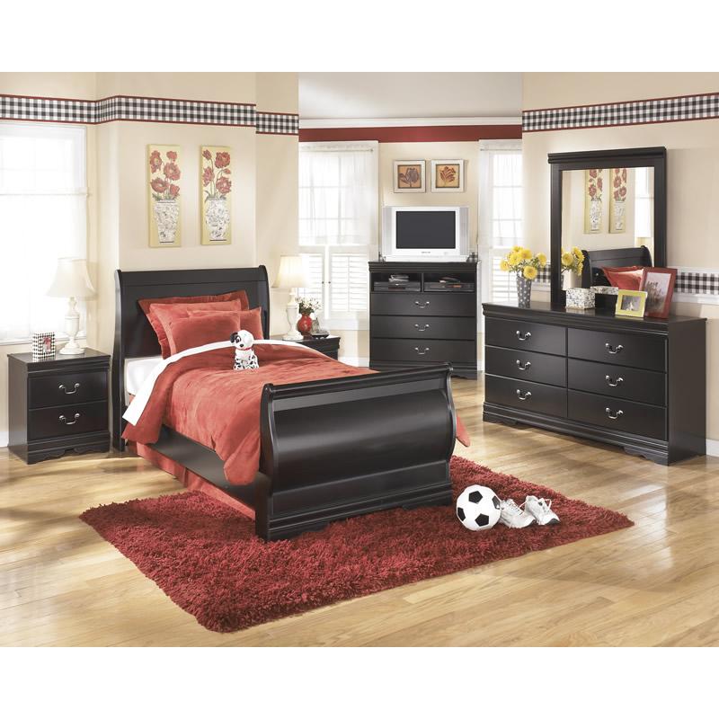 Signature Design by Ashley Huey Vineyard B128 - 62 Twin Sleigh Footboard - American Furniture of Slidell