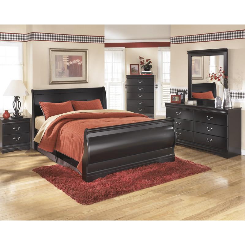 Signature Design by Ashley Huey Vineyard B128 - 77 Queen Sleigh Headboard - American Furniture of Slidell