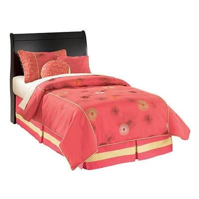 Signature Design by Ashley Huey Vineyard B128 - 82 Twin Sleigh Rails - American Furniture of Slidell