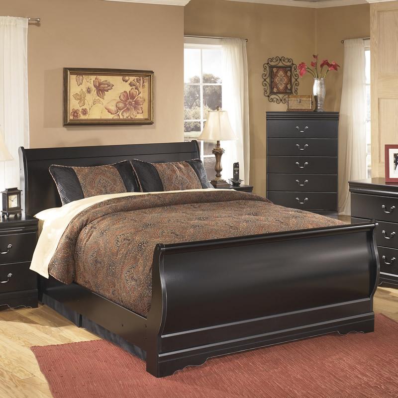 Signature Design by Ashley Huey Vineyard B128 - 88 Full Sleigh Rails - American Furniture of Slidell